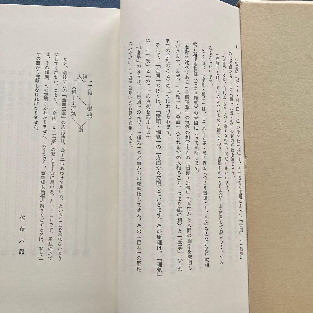 ♪神相秘本　金面玉掌　佐藤六龍訳 張龍文著　香草社刊　干支応用の東洋流人相手相