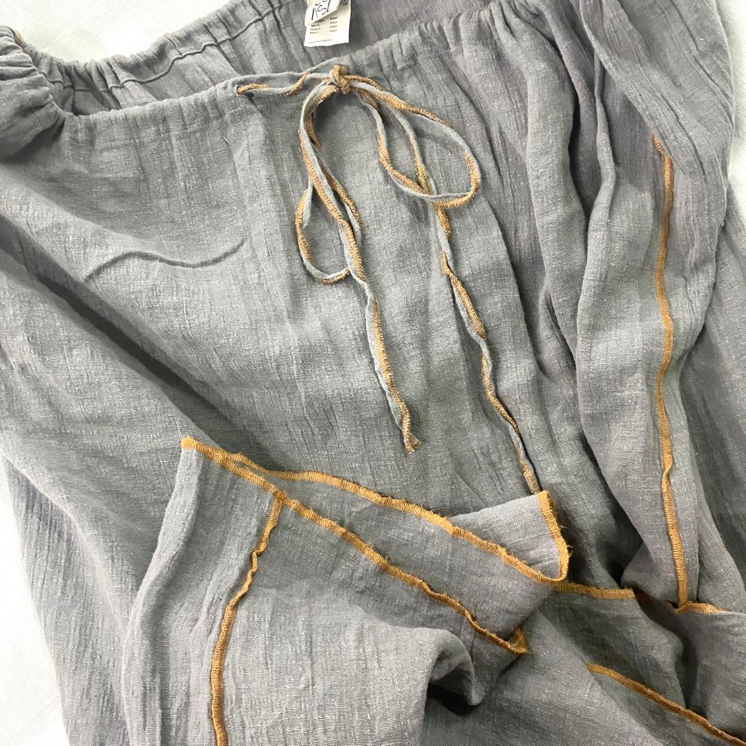 ベースレンジ MAX SKIRT BAYON GREY (YELLOW) S
