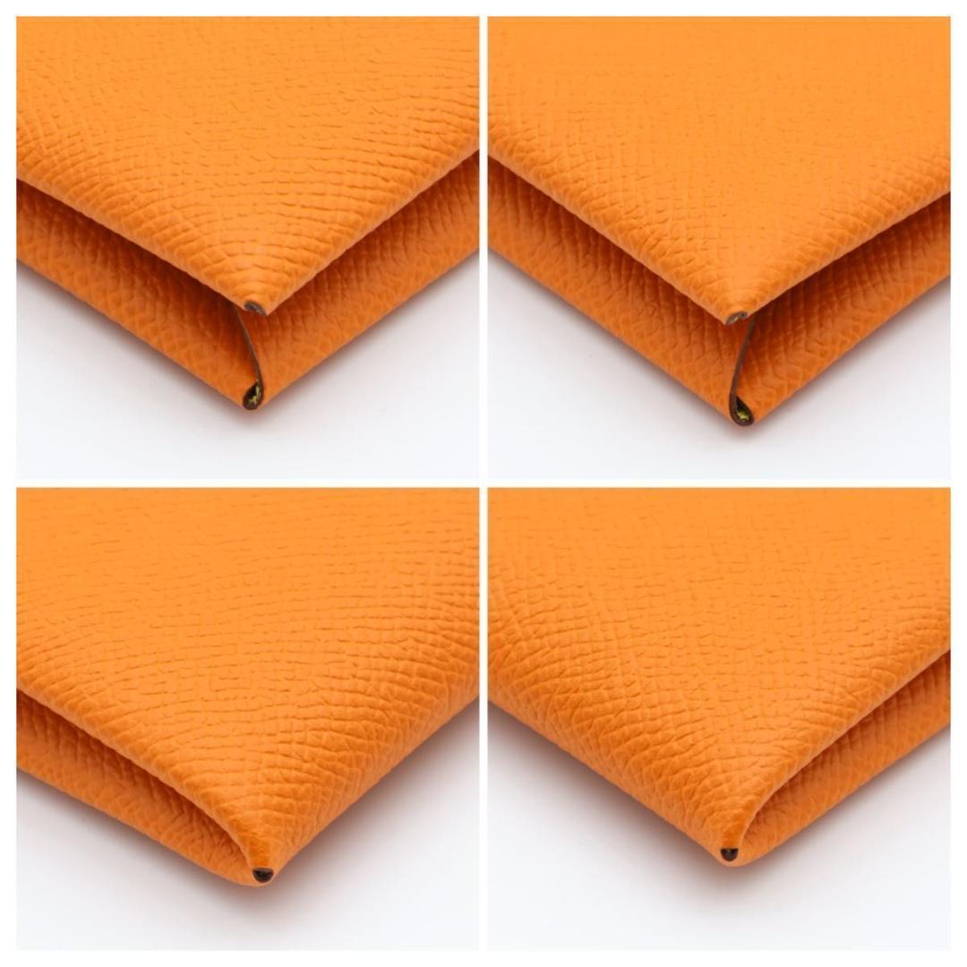【未使用品】HERMES カルヴィ　エプソン　カードケース　名刺入れ