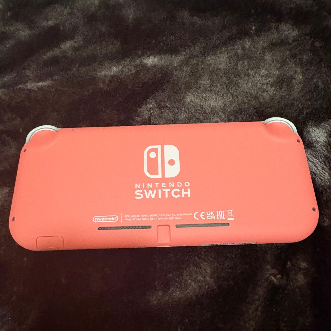 Nintendo Switch Liteコーラルピンク 充電器&箱付き