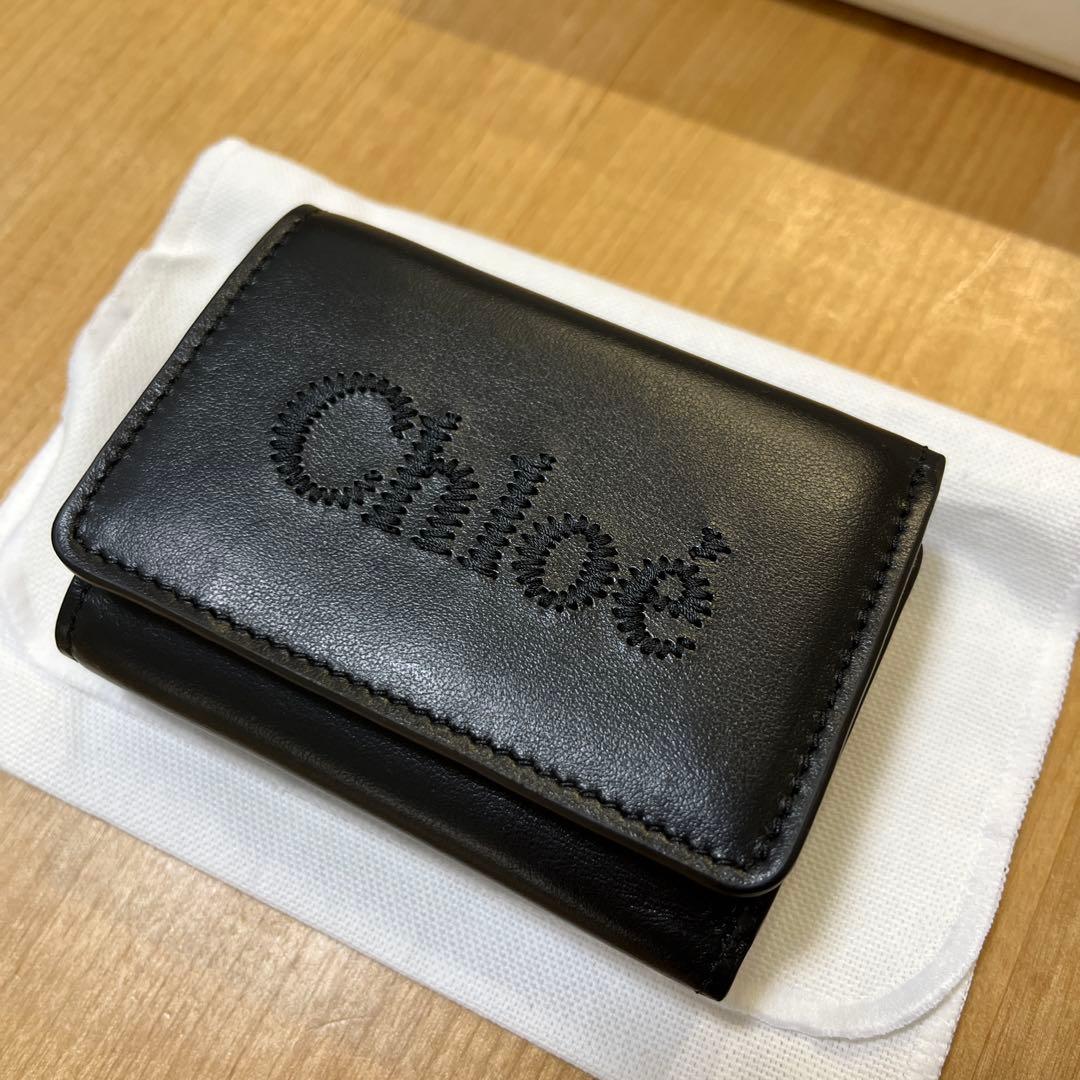 新品　クロエ　Chloe 三つ折り財布　財布　Sense センス　ミニ　直営店