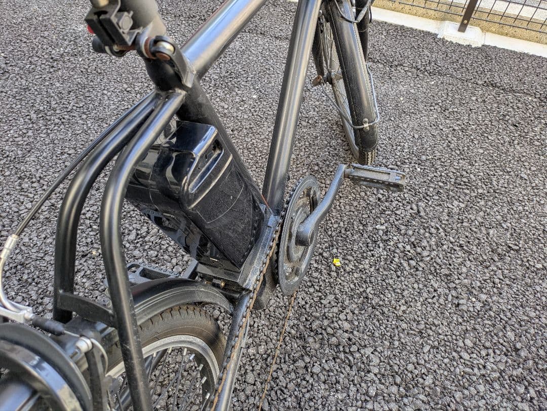 電動自転車 自転車 20インチ シマノ6段変速搭載 電動アシスト自転車　黒