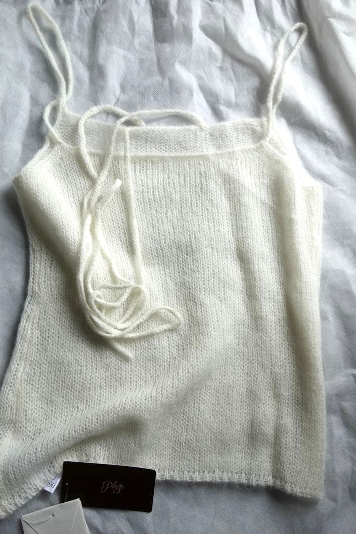 【タグ付】plage SHEER ALPACA キャミソール