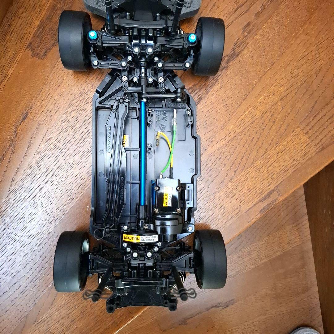 タミヤ １/10　T T 0 2 シャーシ組立て完成品