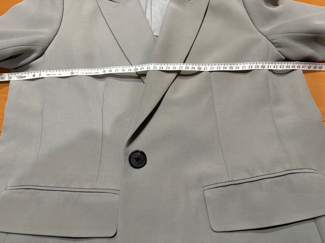riu　 UNITED ARROWS テーラードジャケット ライトグレー