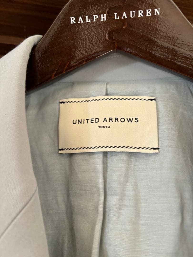 riu　 UNITED ARROWS テーラードジャケット ライトグレー