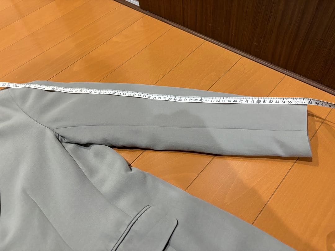 riu　 UNITED ARROWS テーラードジャケット ライトグレー