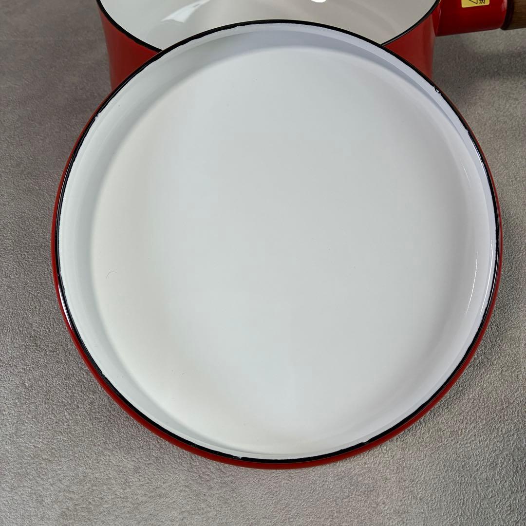 DANSK ダンスク コベンスタイル 片手鍋 18cm レッド ホーロー