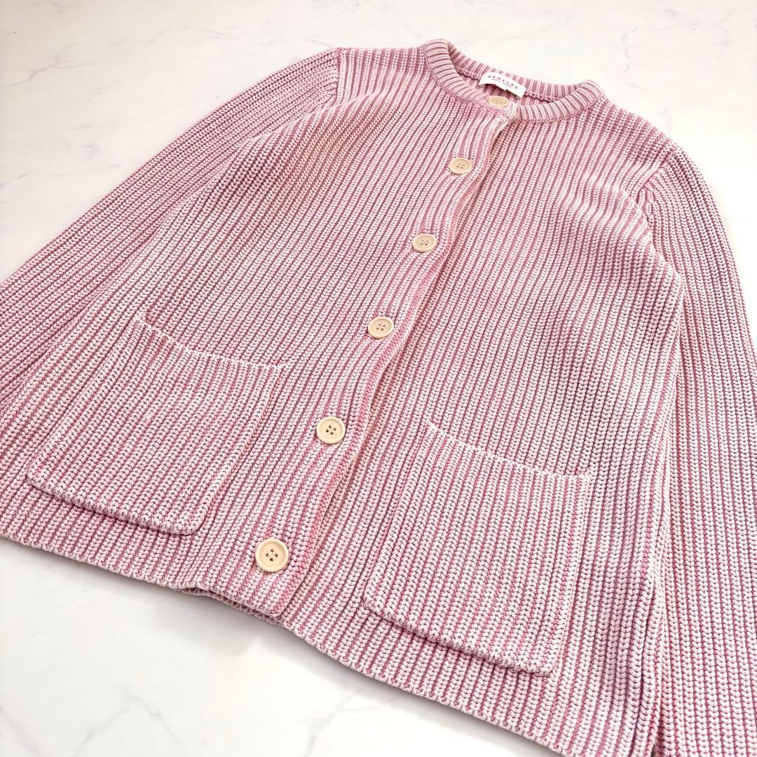 【極美品 近年モデル】デミリー コットン カーディガン ヴィンテージ加工 S