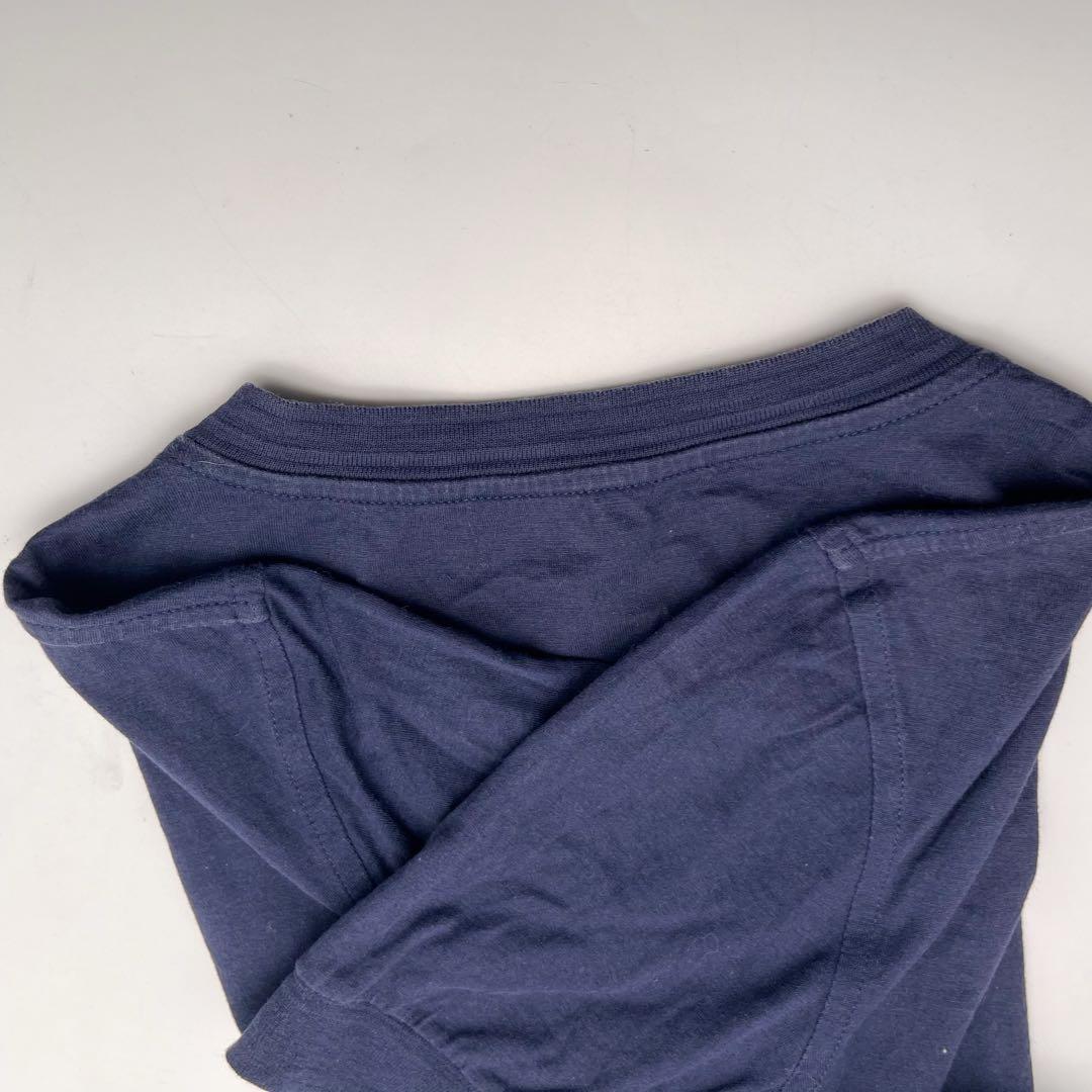 ルイヴィトン 半袖Tシャツ ヤシの木 アロハ ネイビー XS シルク混　男女兼用