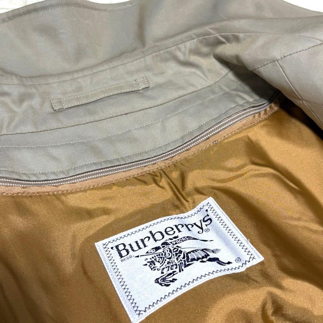 Burberrys ヴィンテージ 白タグ　ライナー　ステンカラーコート　ベルト
