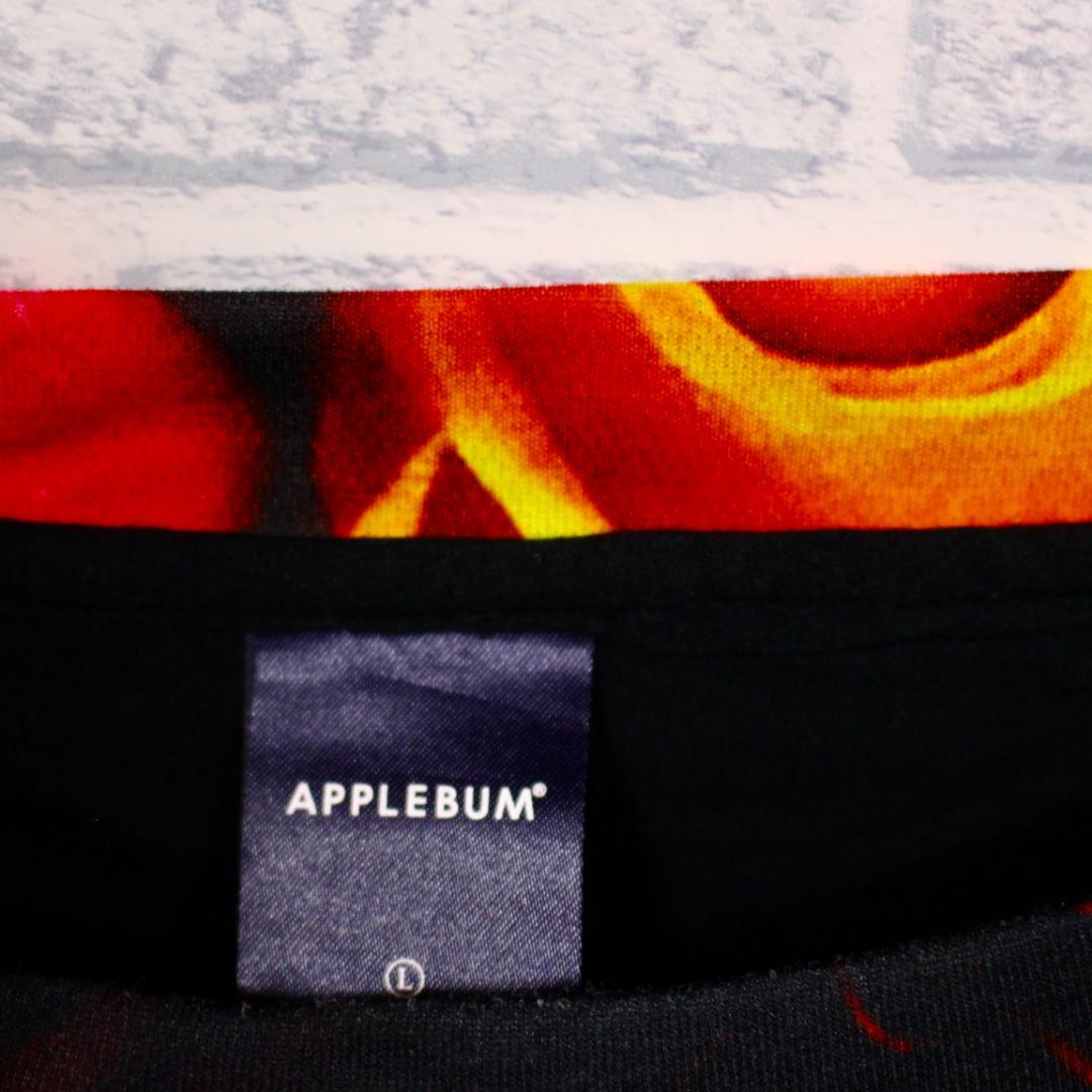 APPLEBUM フロントロゴ フラワー 総柄 Tシャツ アップルバム 花柄