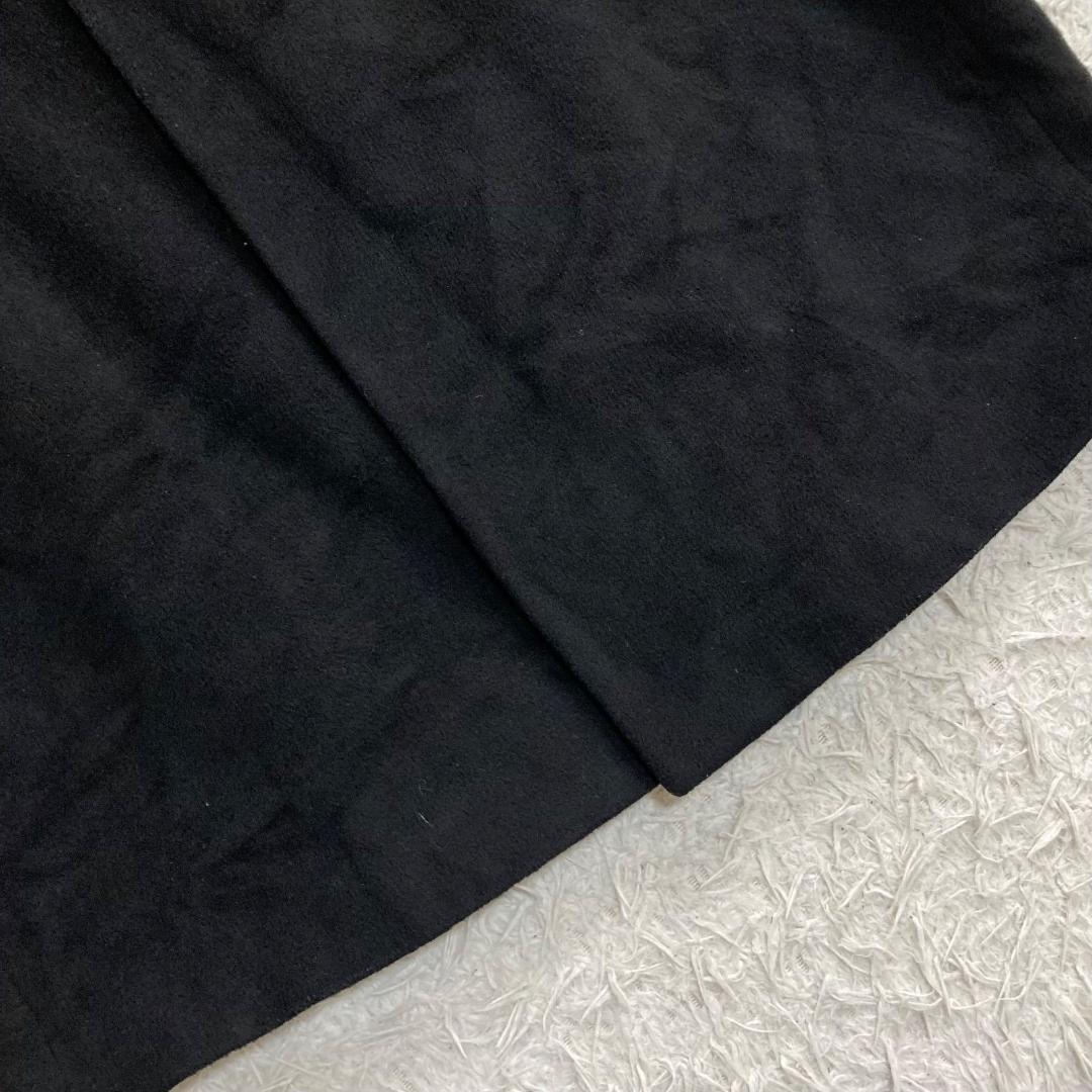 16263✨美品✨マックスマーラ 42 ウール ロング ベルテッドコート 黒