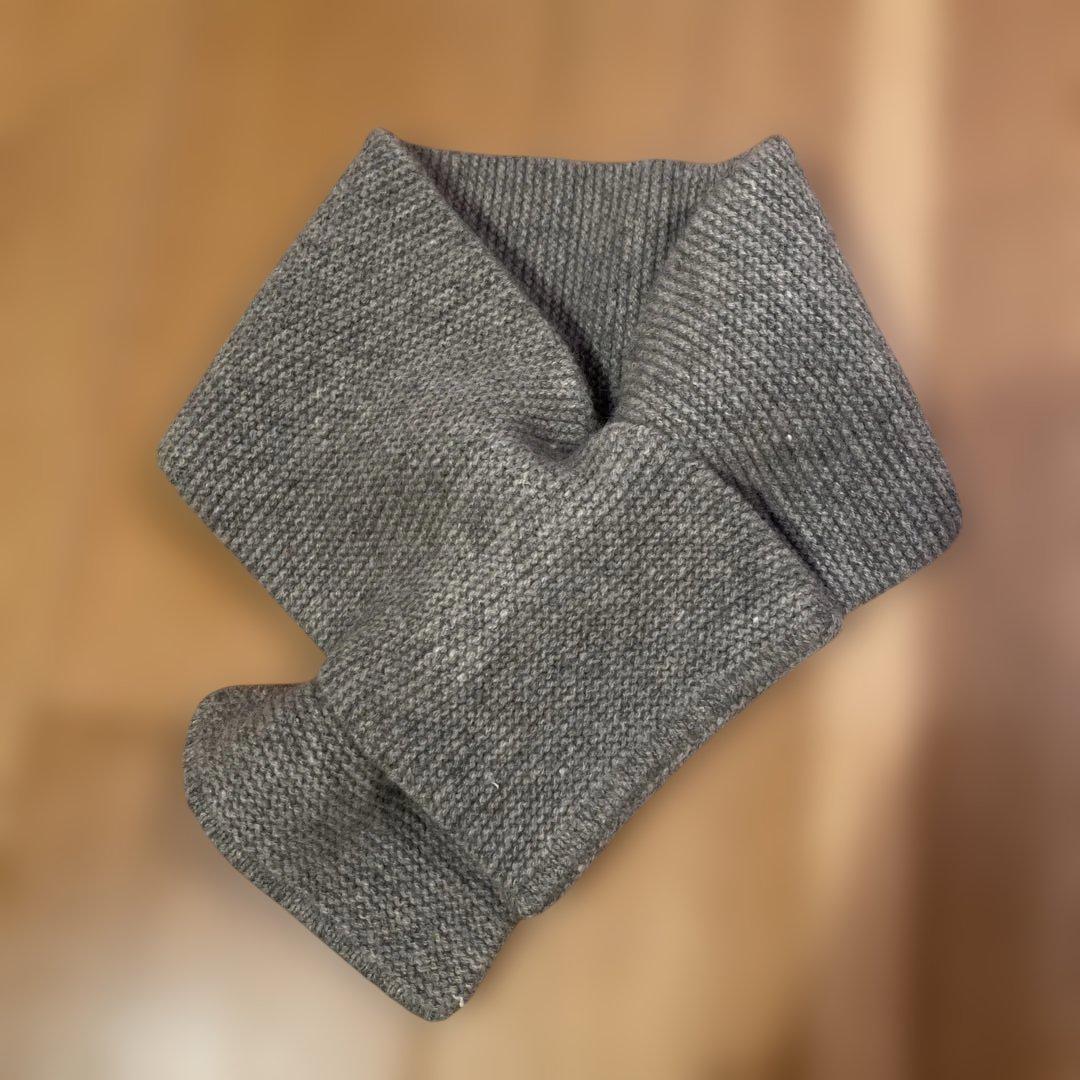 nest Robe グレー系 ミニマフラー ウール　北欧、暮らしの道具店