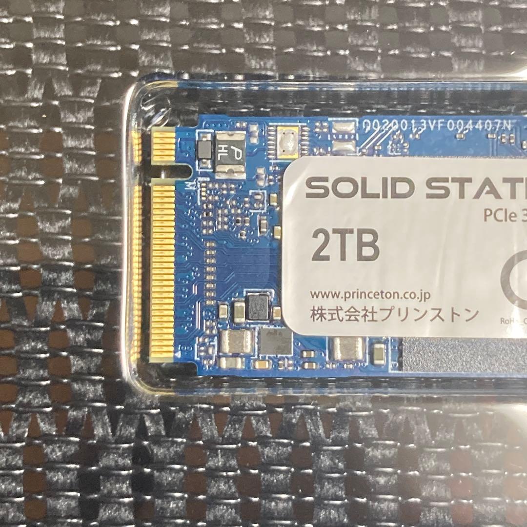 プリンストン NVMe PCle 3.0 2TB M.2 SSD 美品