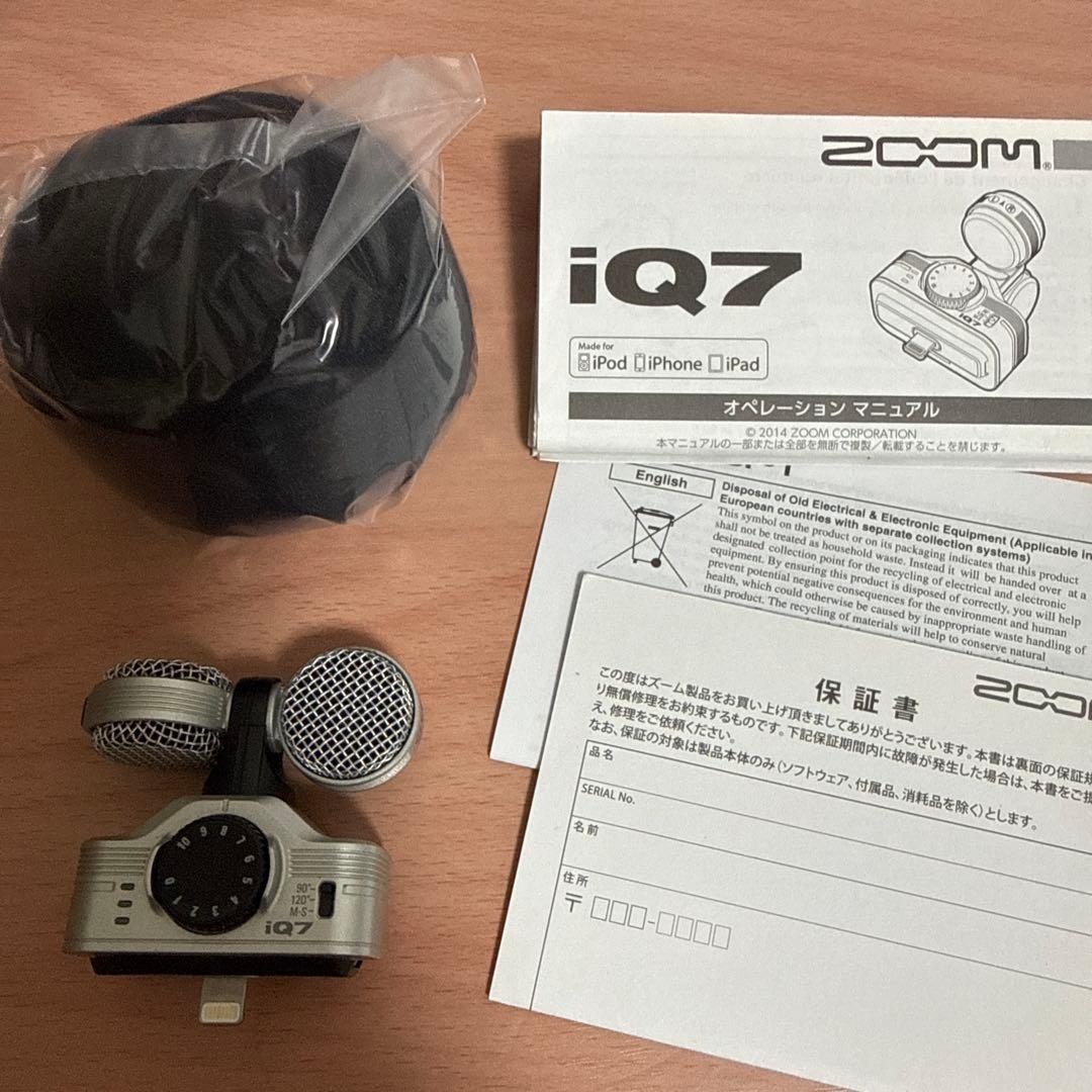 ZOOM iQ7 マイク 本体