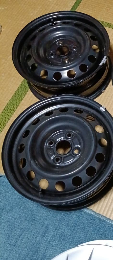 売約済み 15インチ スチールホイールセット2本