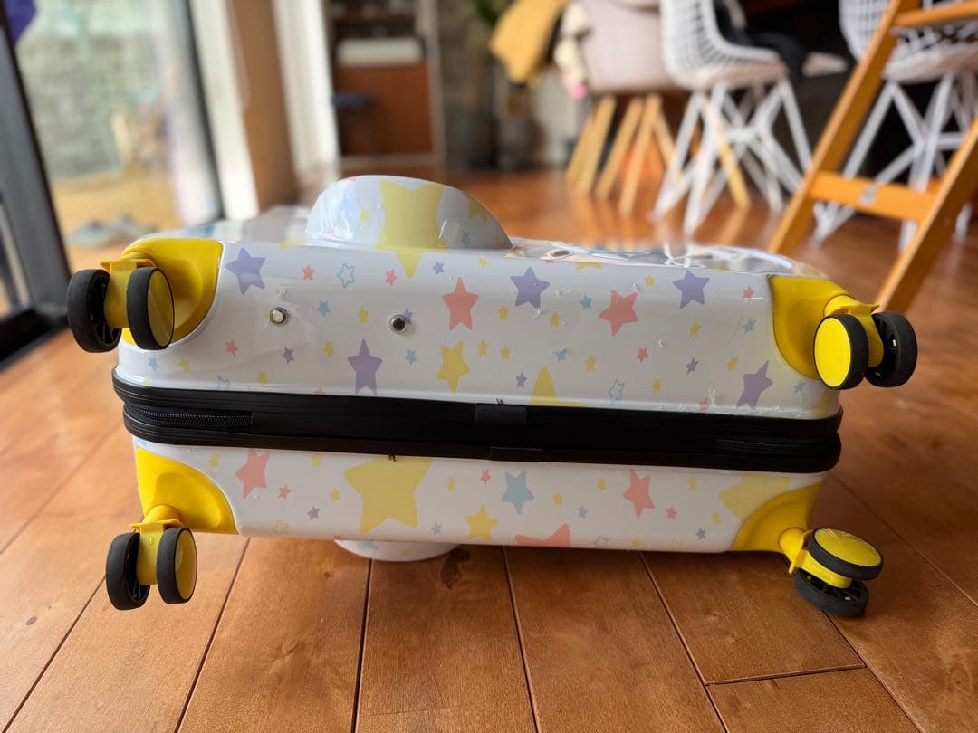 noriccoノリッコ キャリーケース 星柄（カバー付き）