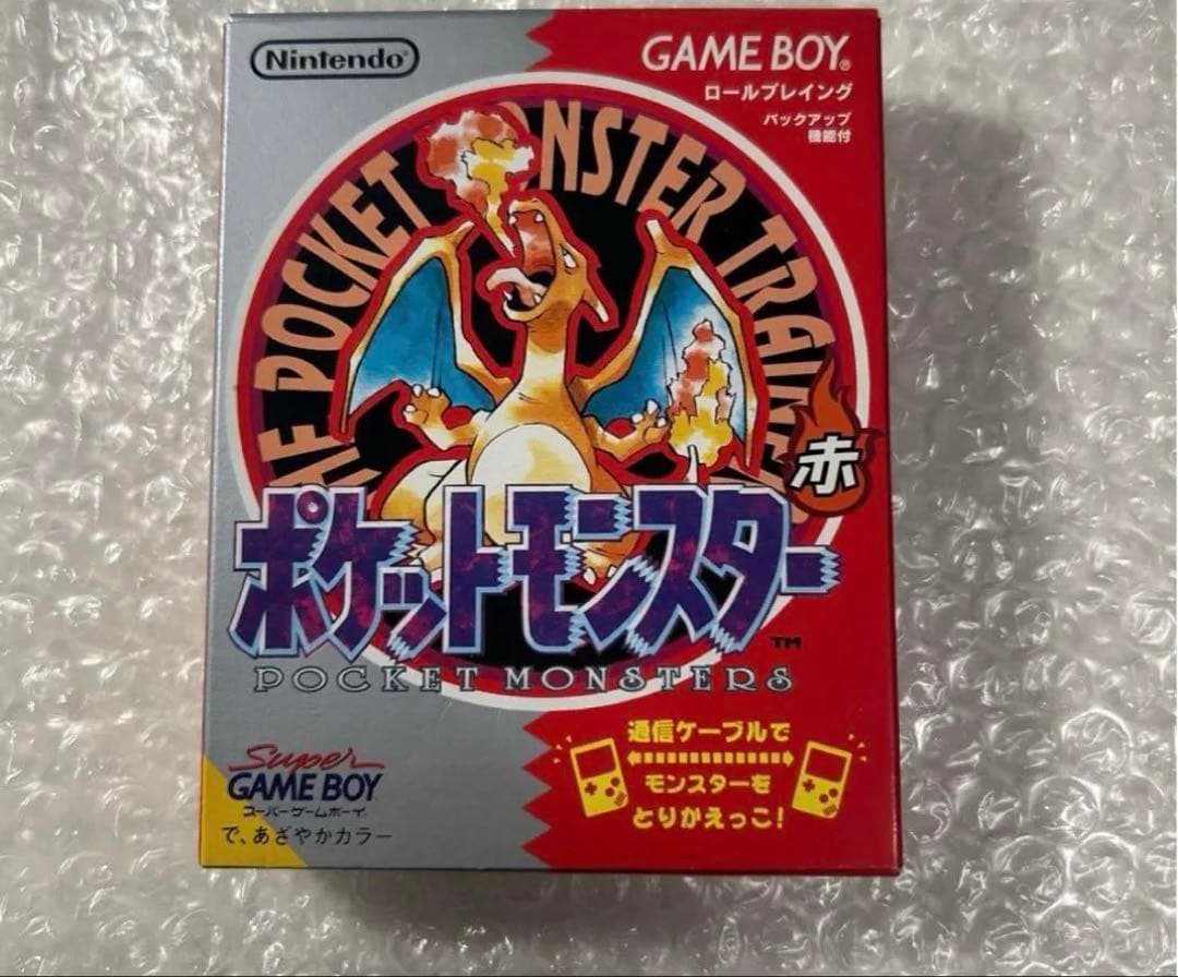 ポケモン ゲームボーイ 赤 新品 未開封