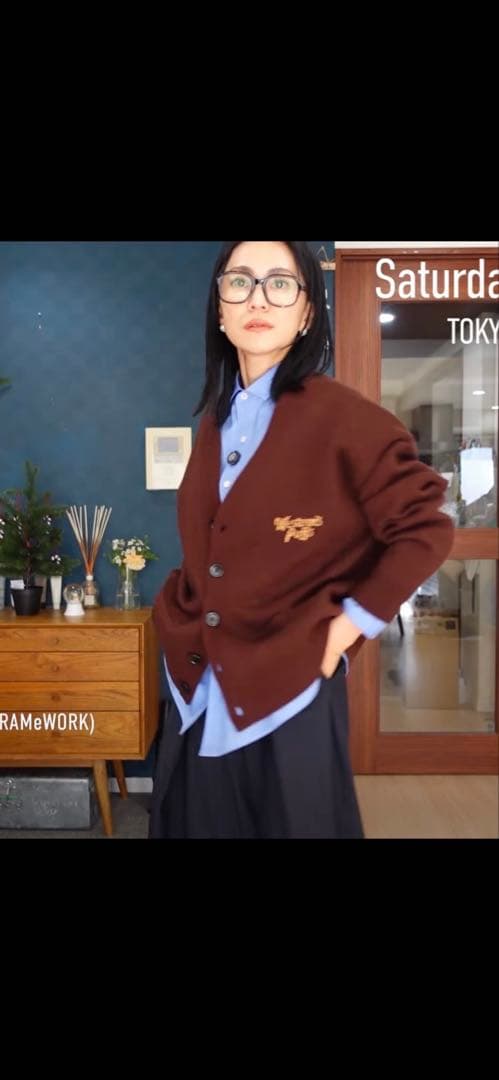 【St.Johns 3rd club】カレッジニットカーディガン