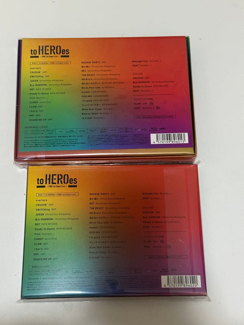 to HEROes - TDBE 1st Super Live - DVDセット