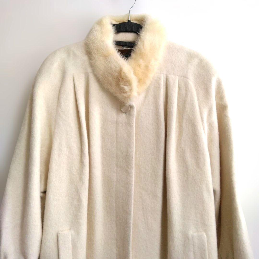MAISON DE LILIANA 　アンゴラミンクコート　アンゴラ90% 　M