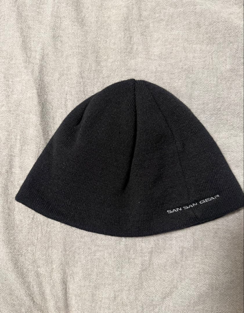 SAN SAN GEAR ブラック ニット帽 ビーニー