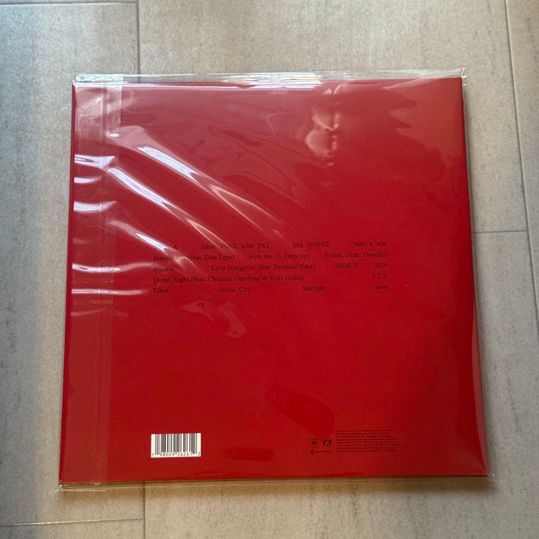 Jennie Ruby レコード BLACKPINK