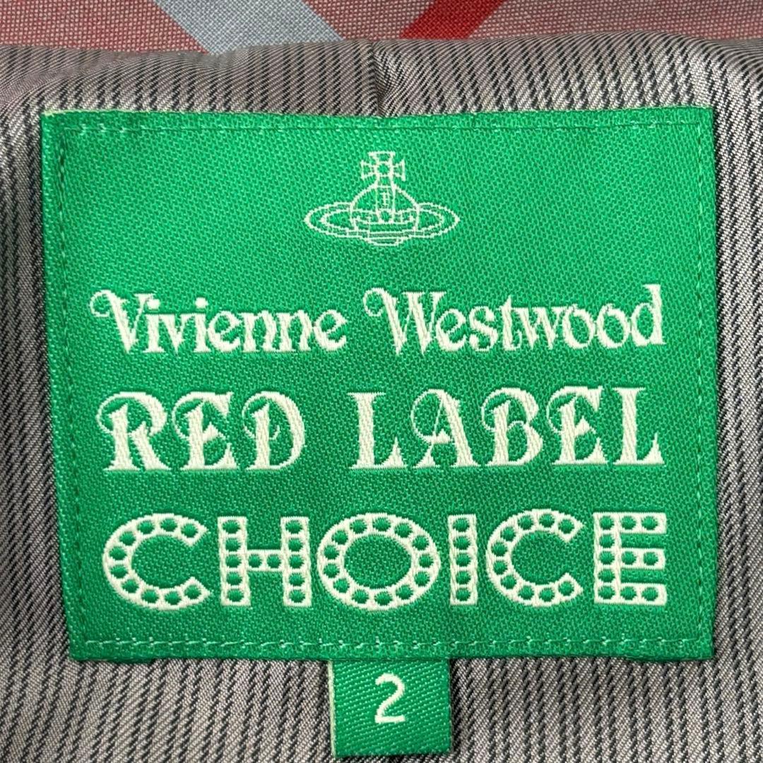 極美品 希少 VivienneWestwood ラブジャケット チェック柄 赤