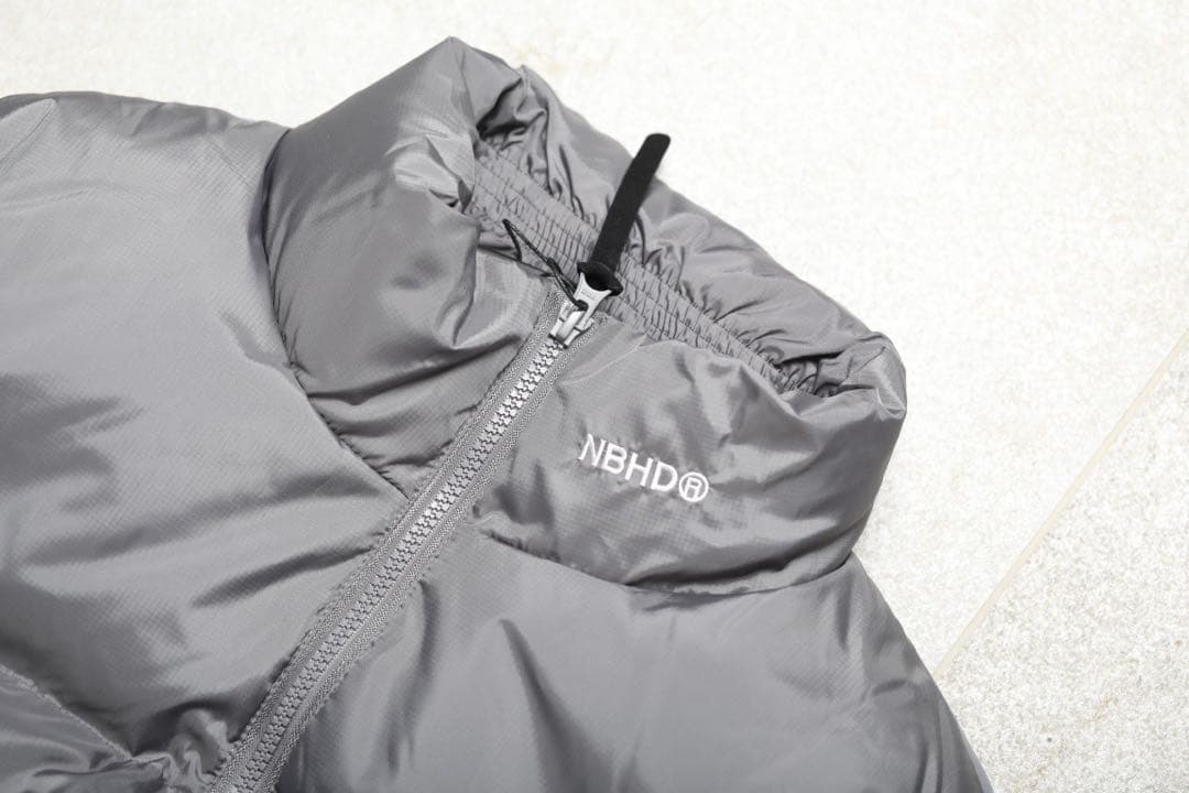 NEIGHBORHOOD CLASSIC グレー ダウンベスト L
