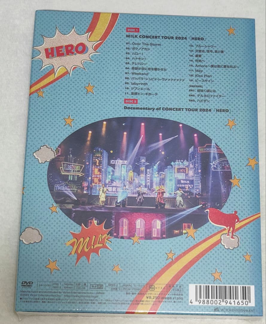 M!LK CONCERT TOUR 2024 HERO 初回限定盤　DVD