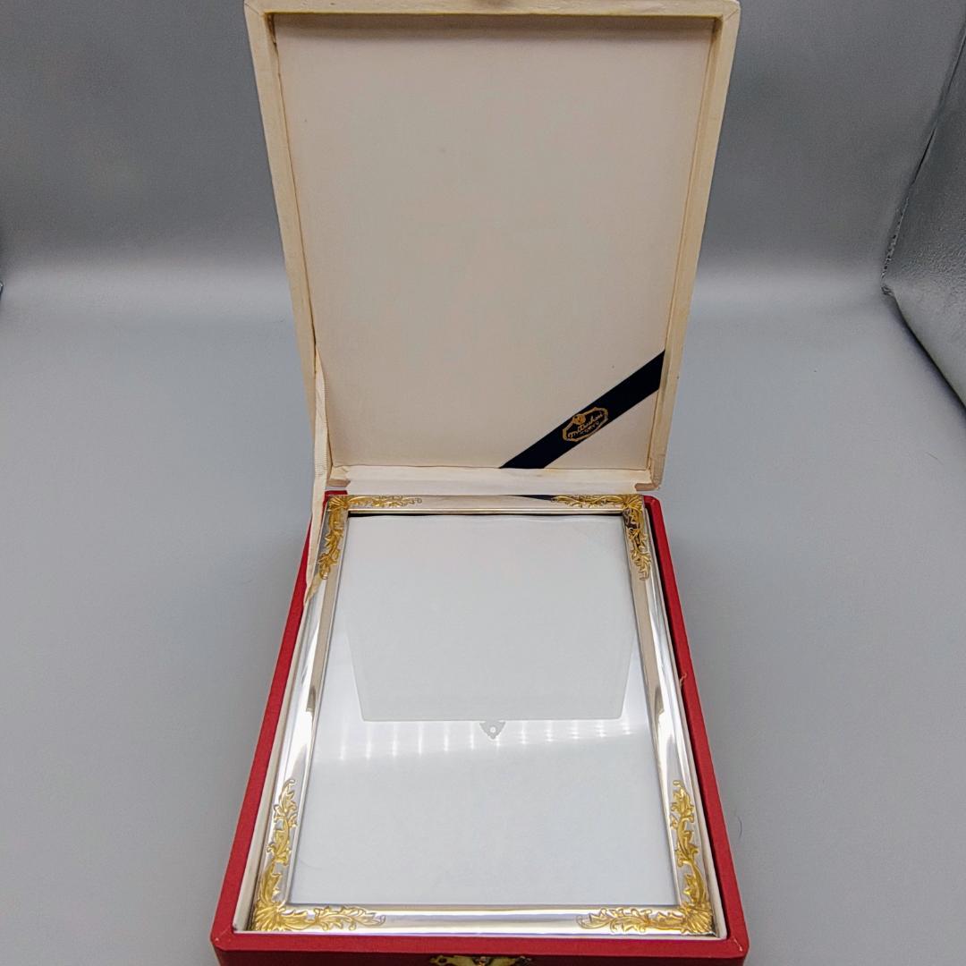三越　純銀製　950刻印　フォトフレーム 18.5㎝Ⅹ13.5㎝　ビンテージ