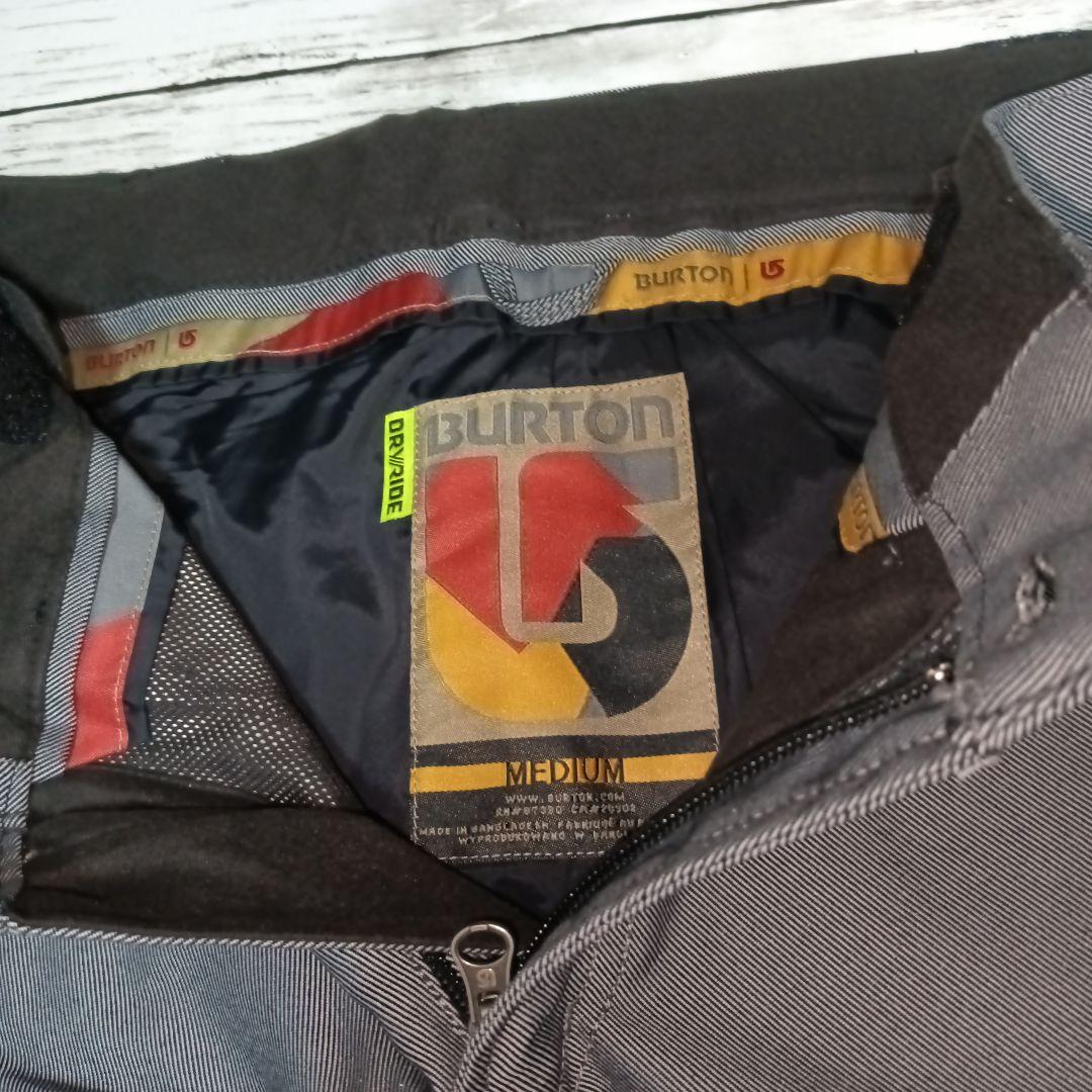 【BURTON】バートン スノボ パンツ DRYRIDE グレー 美品 Mサイズ