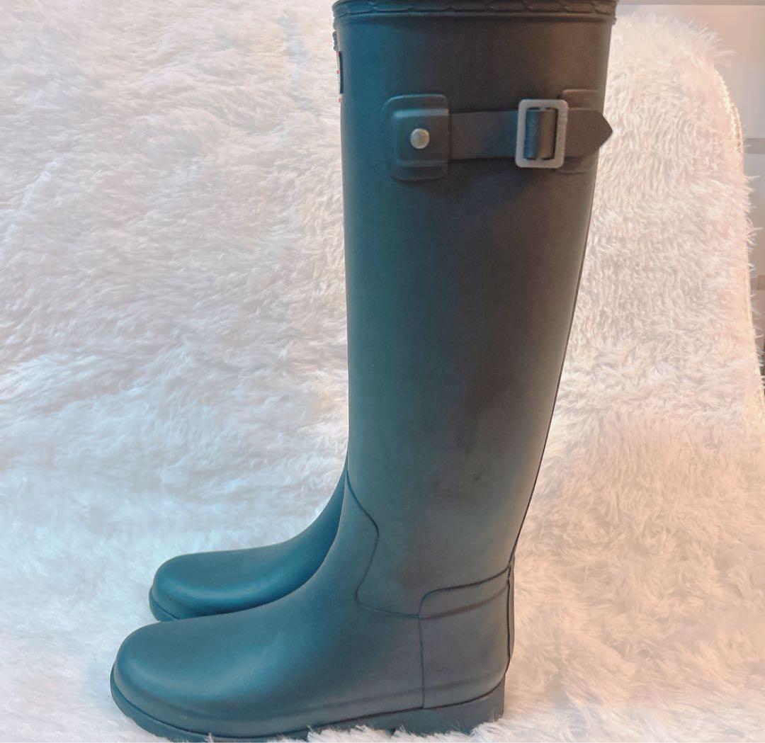 HUNTER ハンター 長靴 ロングレインブーツ　ADJUSTABLE UK4