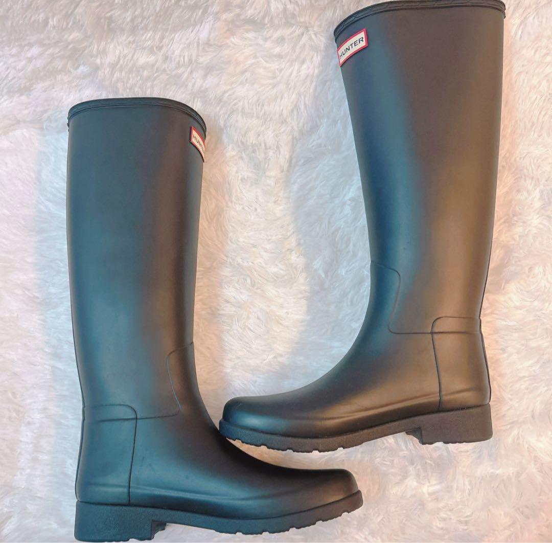 HUNTER ハンター 長靴 ロングレインブーツ　ADJUSTABLE UK4