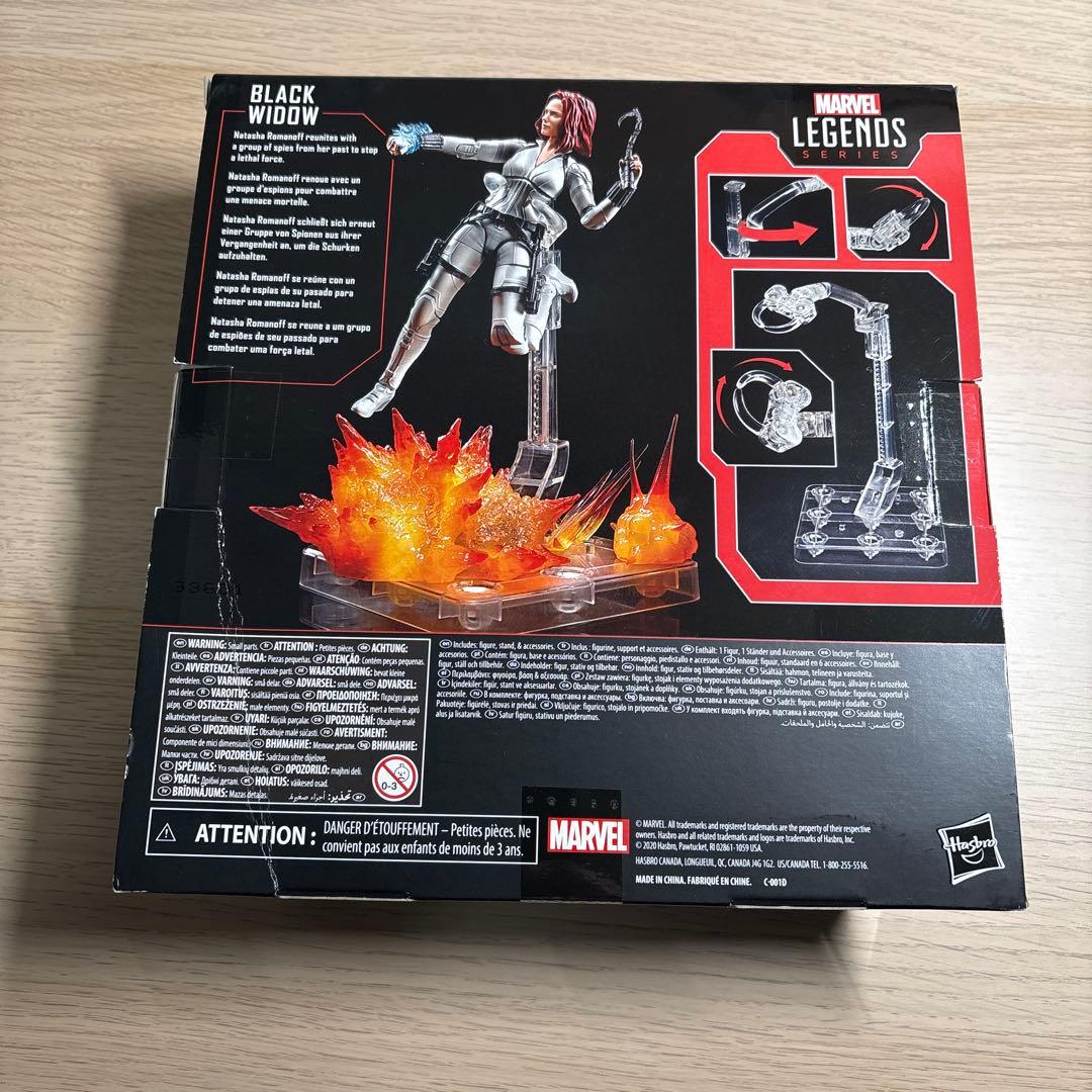 【新品未開封】マーベルレジェンド ブラック・ウィドウ +アクションジオラマセット