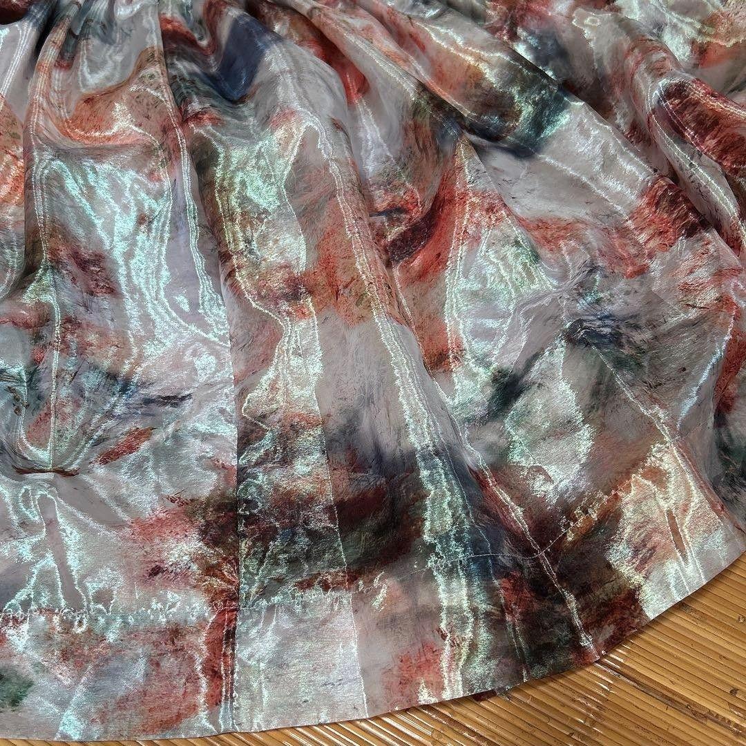 Vivienne Westwood・絵画プリントラメチュールドレスワンピース