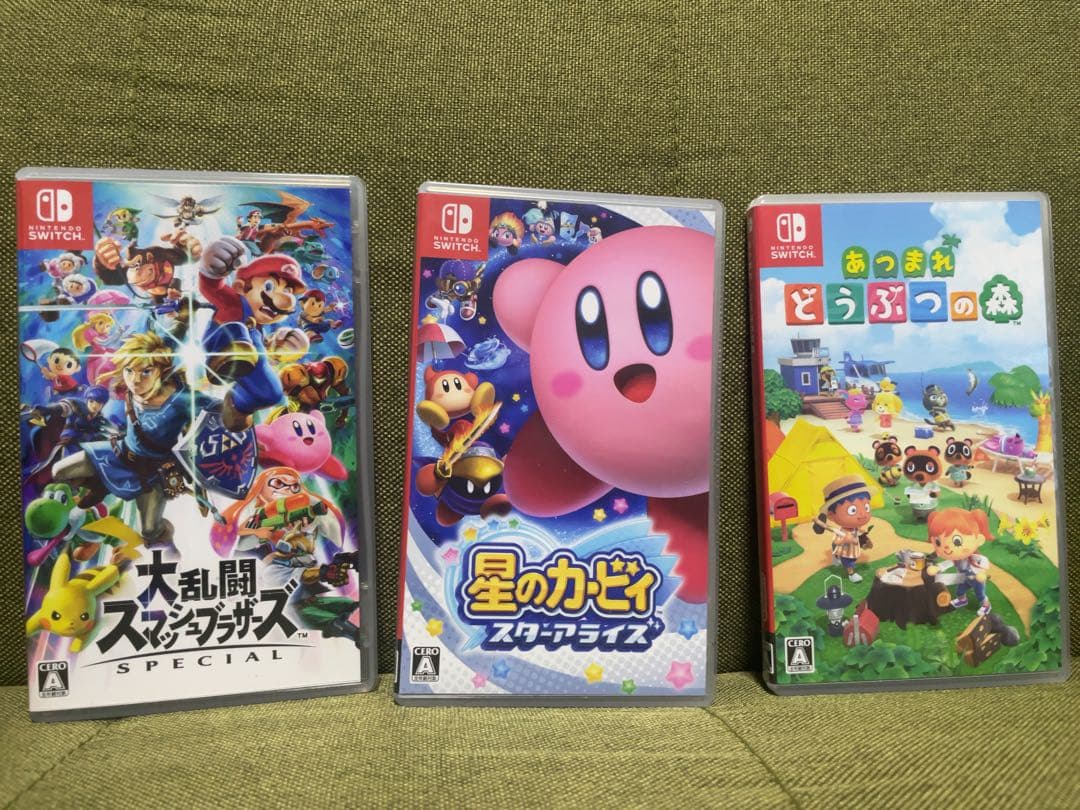 B*h様 Nintendo SwitchLight ＋カセット3種類