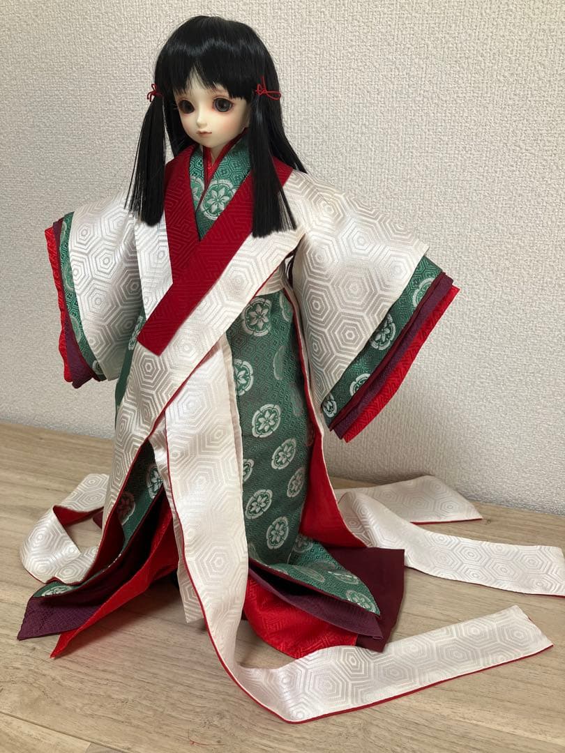 K*u様 1/4サイズ　松重ねの袿と桜の細長セット　SDM bjd