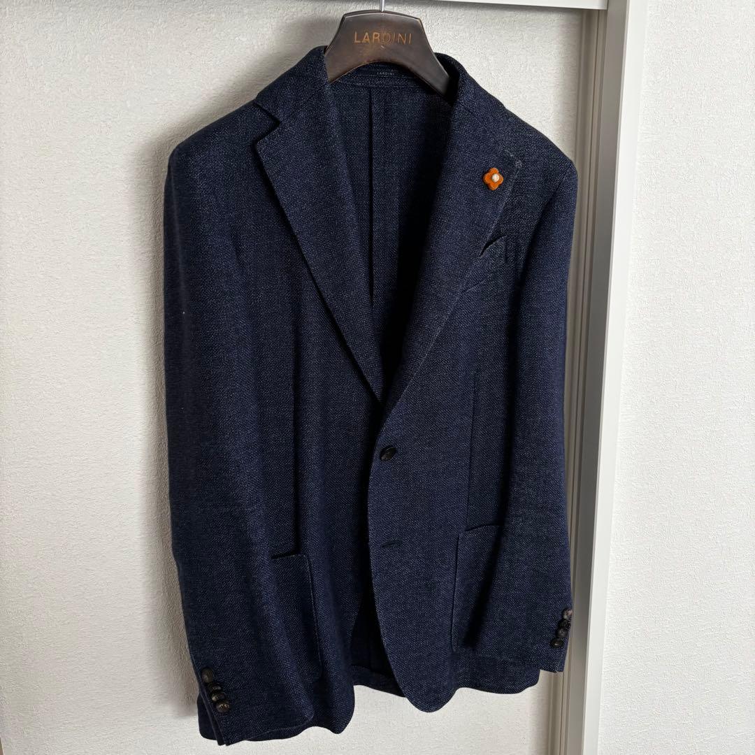 LARDINI ラルディーニ ウールリネン3Bジャケット 44