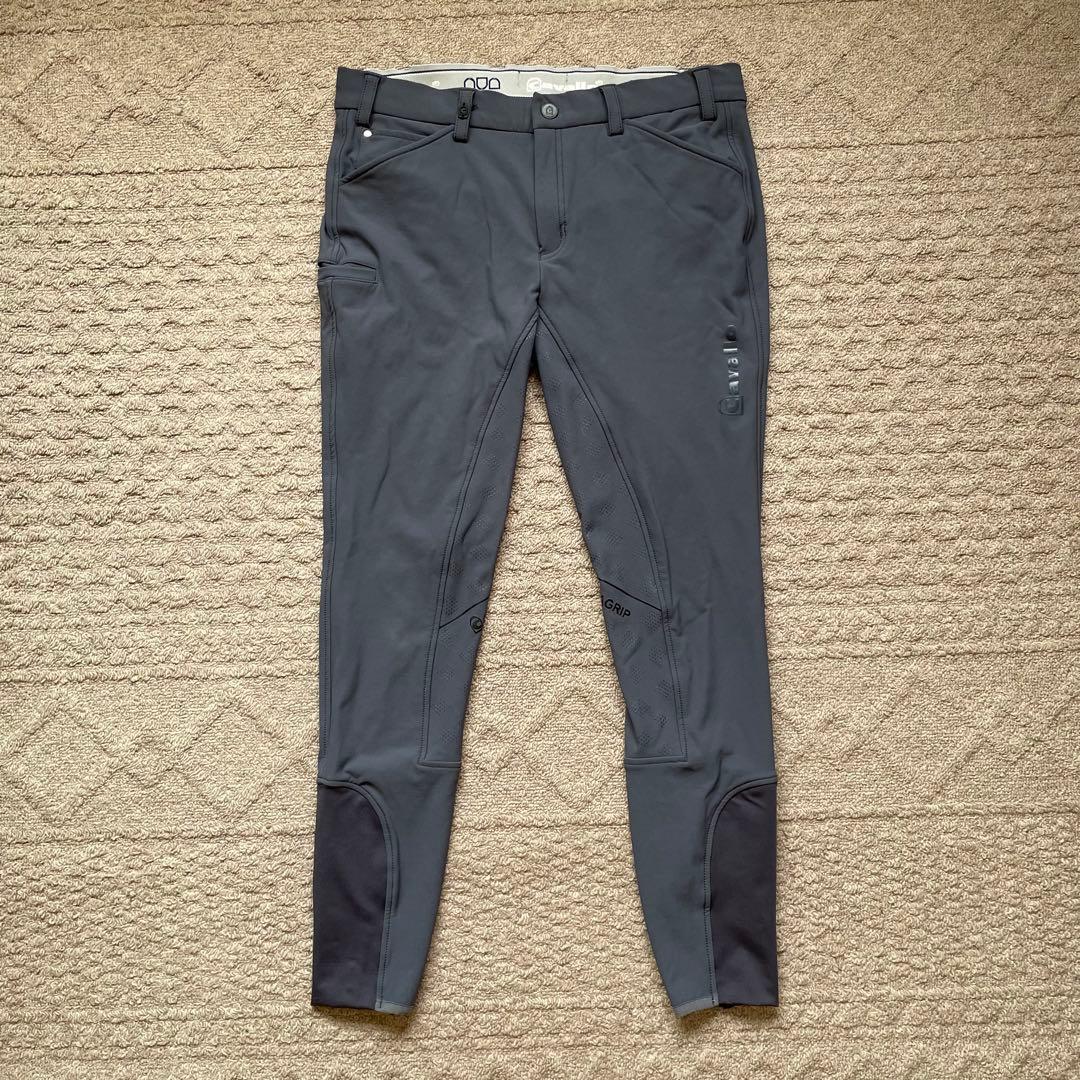 【美品】cavallo カバロ 乗馬 クロフトングリップ 46 トワイライト