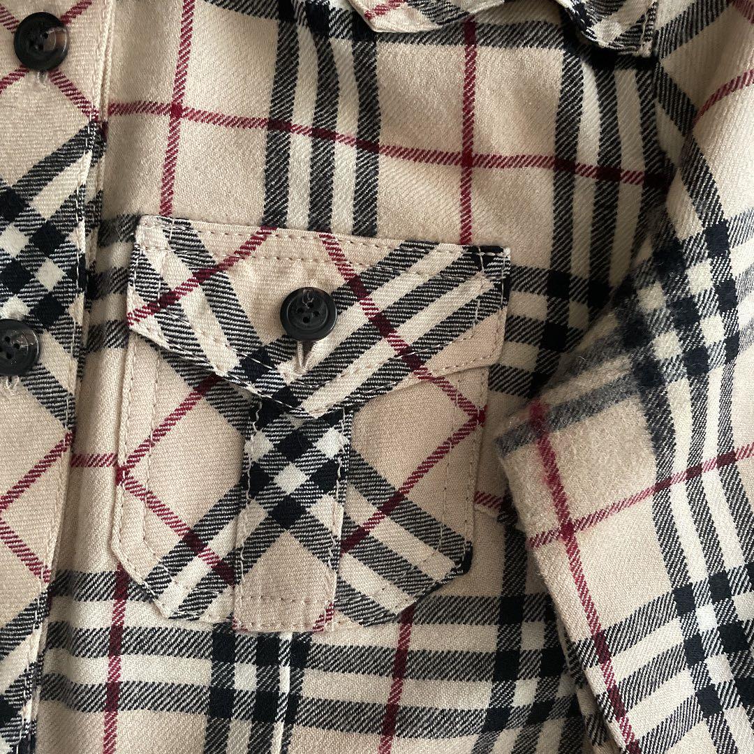 バーバリーブルーレーベルレディース　ノヴァチェック　シャツ　ワンピース　36/S