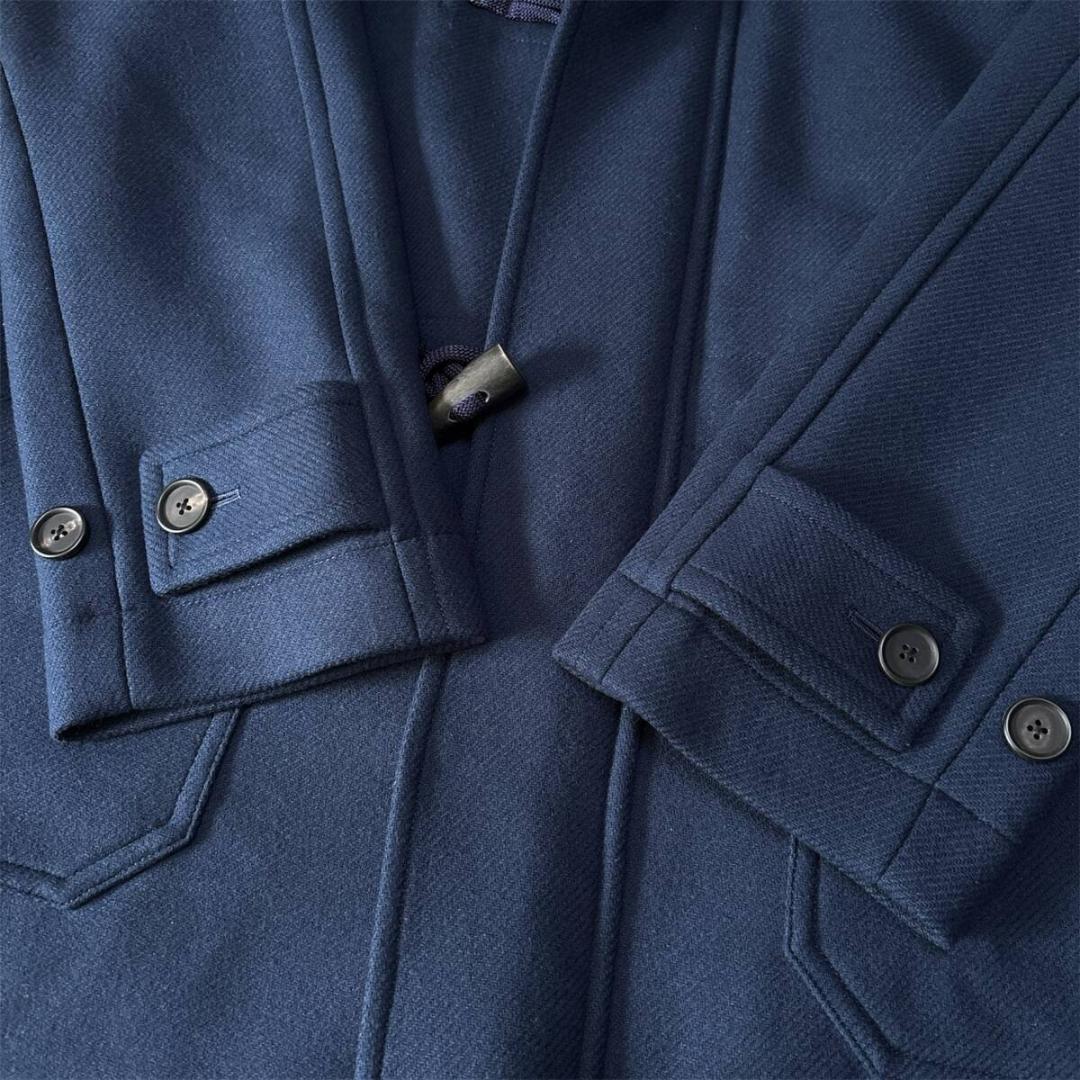 美品 近年モデル ポールスミス ロング ダッフルコート XL L2 ネイビー
