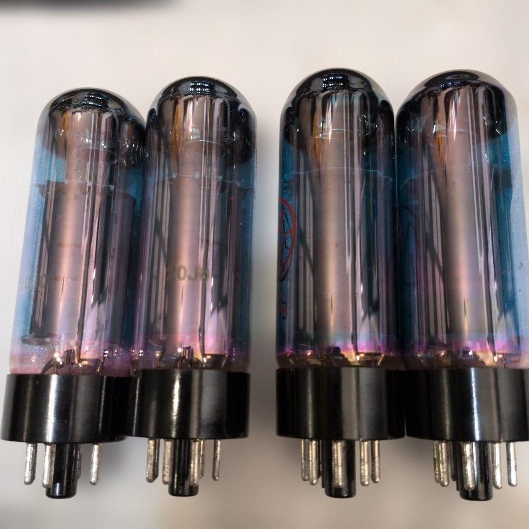 JJ E34L BLUE 中古真空管 4本セット