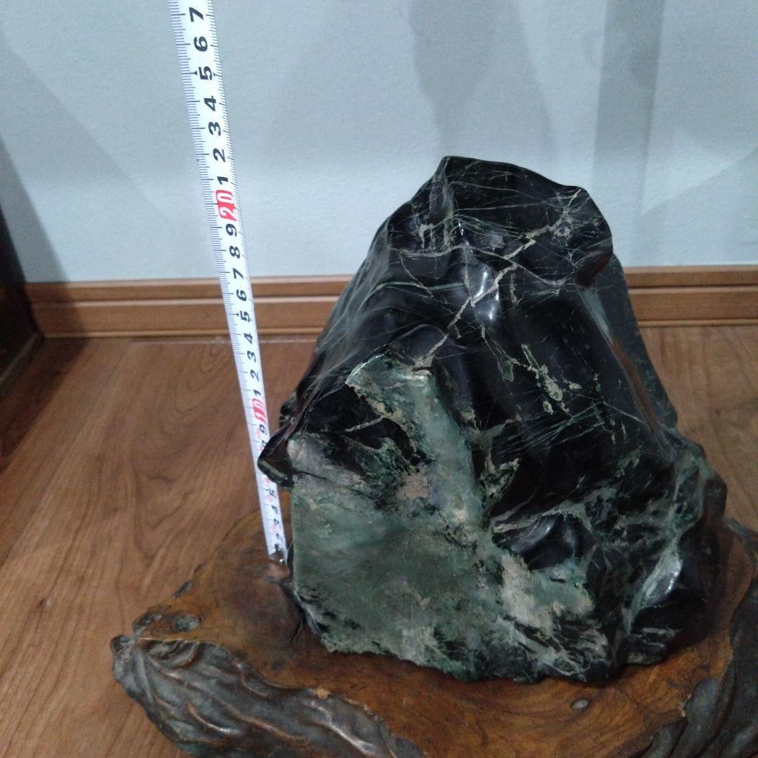 自然水石　アンティーク置物