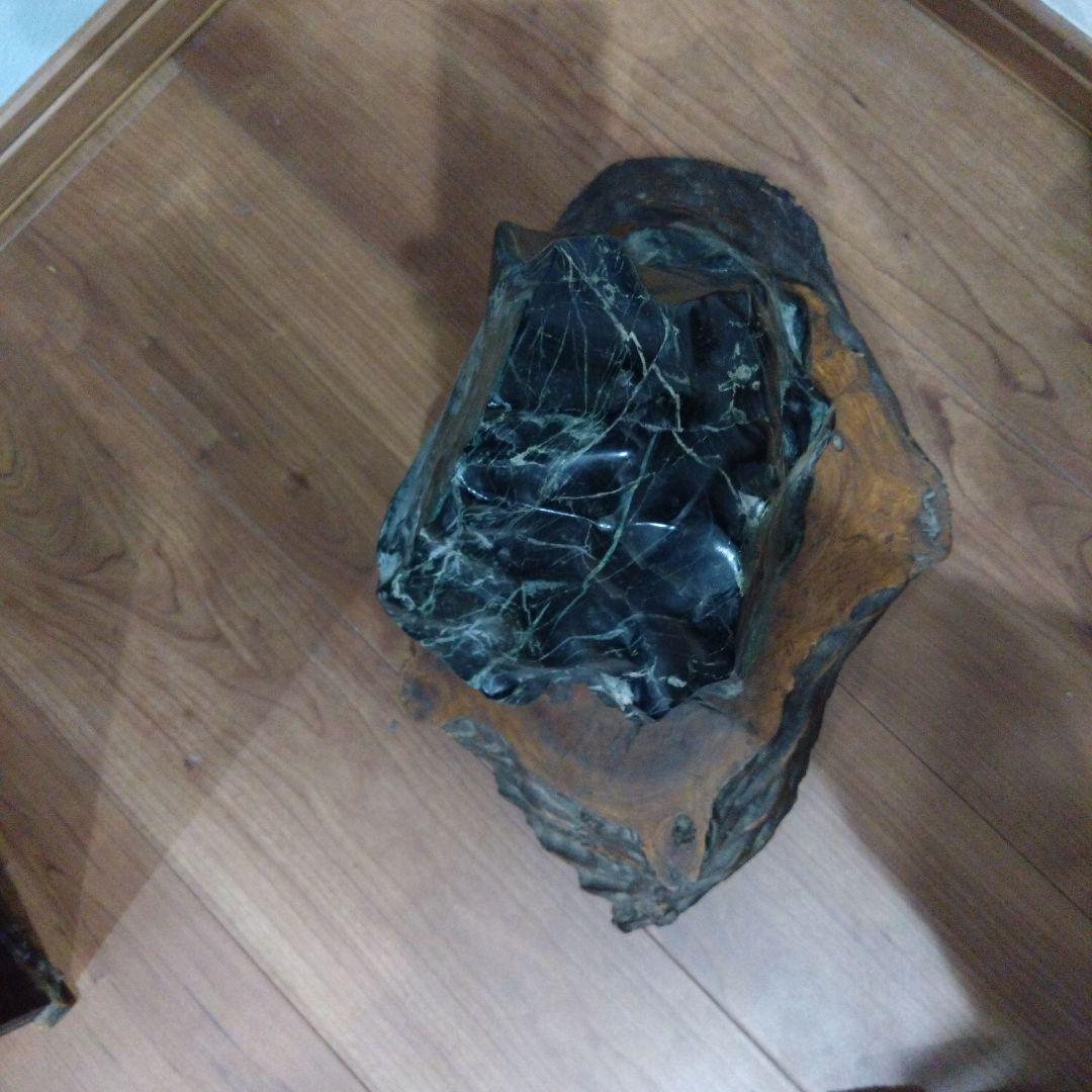 自然水石　アンティーク置物