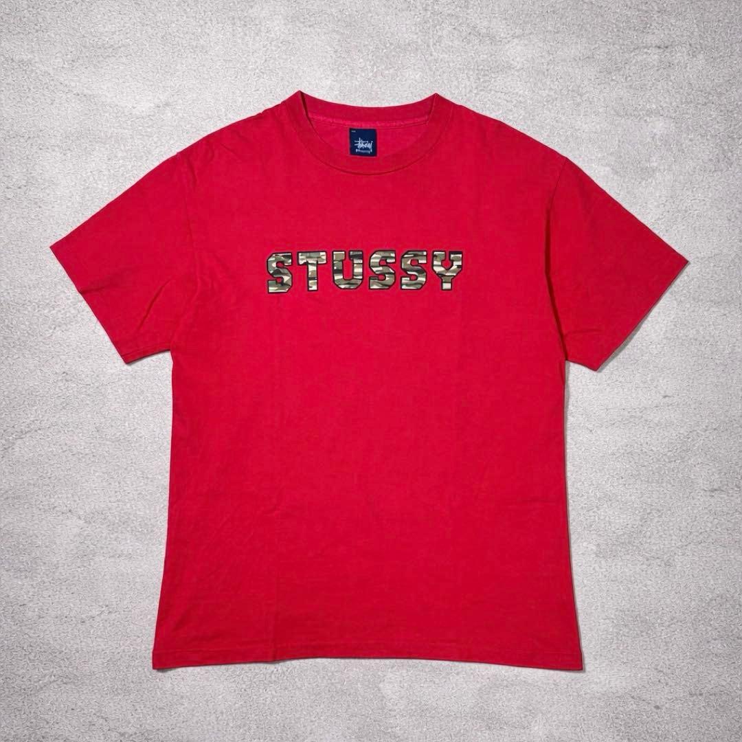 【希少】old stussy紺タグ90sビンテージTシャツ　入手困難　USA製