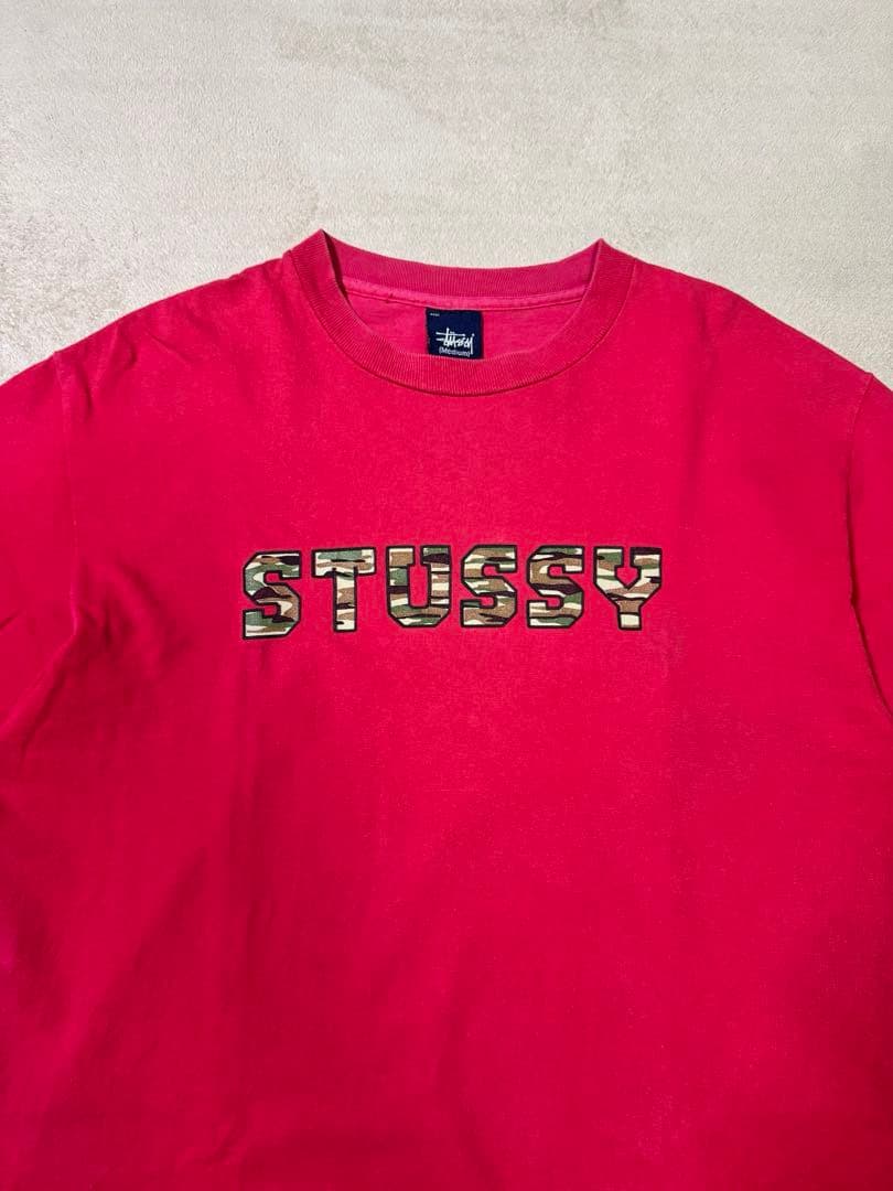 【希少】old stussy紺タグ90sビンテージTシャツ　入手困難　USA製
