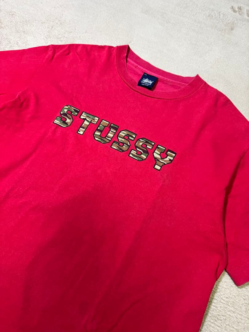【希少】old stussy紺タグ90sビンテージTシャツ　入手困難　USA製