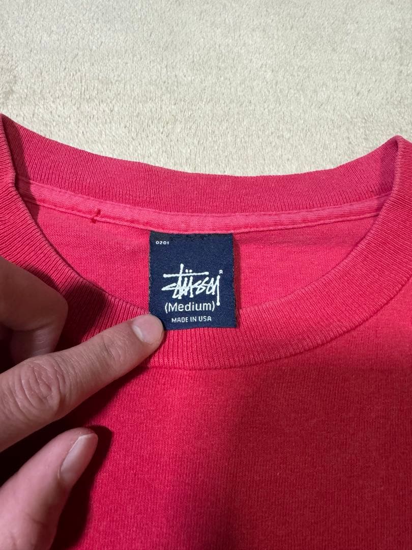 【希少】old stussy紺タグ90sビンテージTシャツ　入手困難　USA製